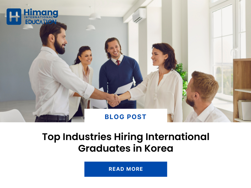 top hiring industries in South Korea